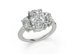 Adalyn Elongated Cushion Diamond  Engagement Ring