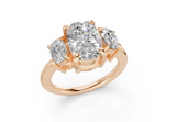 Adalyn Elongated Cushion Diamond  Engagement Ring