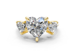 Adalyn Heart Diamond Engagement Ring