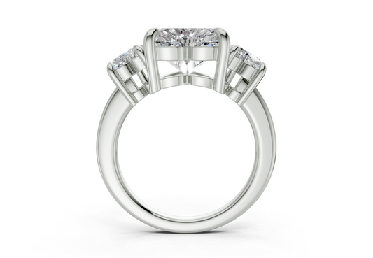 Adalyn Heart Diamond Engagement Ring