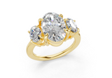 Adalyn Oval Diamond  Engagement Ring