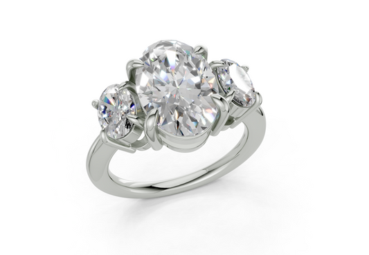 Adalyn Oval Diamond Engagement Ring