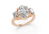 Adalyn Oval Diamond  Engagement Ring