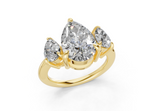 Adalyn Pear Diamond Engagement Ring