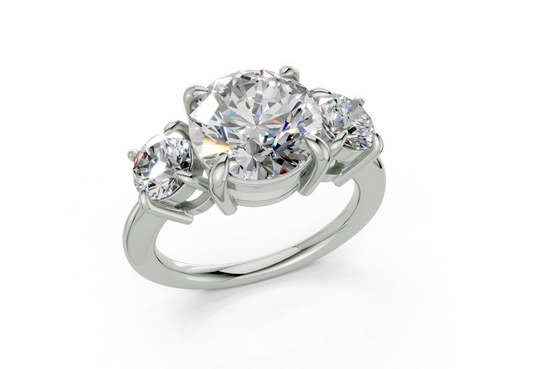 Adalyn Round Diamond  Engagement Ring