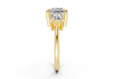 Adalyn Radiant Square Diamond  Engagement Ring