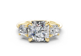 Adalyn Radiant Square Diamond Engagement Ring