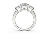 Adalyn Radiant Square Diamond  Engagement Ring