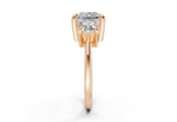 Adalyn Radiant Square Diamond  Engagement Ring