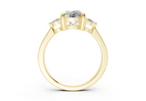 Lyanna Elongated Cushion Diamond  Engagement Ring