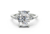 Lyanna Elongated Cushion Diamond Engagement Ring