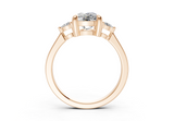 Lyanna Elongated Cushion Diamond  Engagement Ring