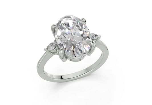 Lyanna Oval Diamond  Engagement Ring