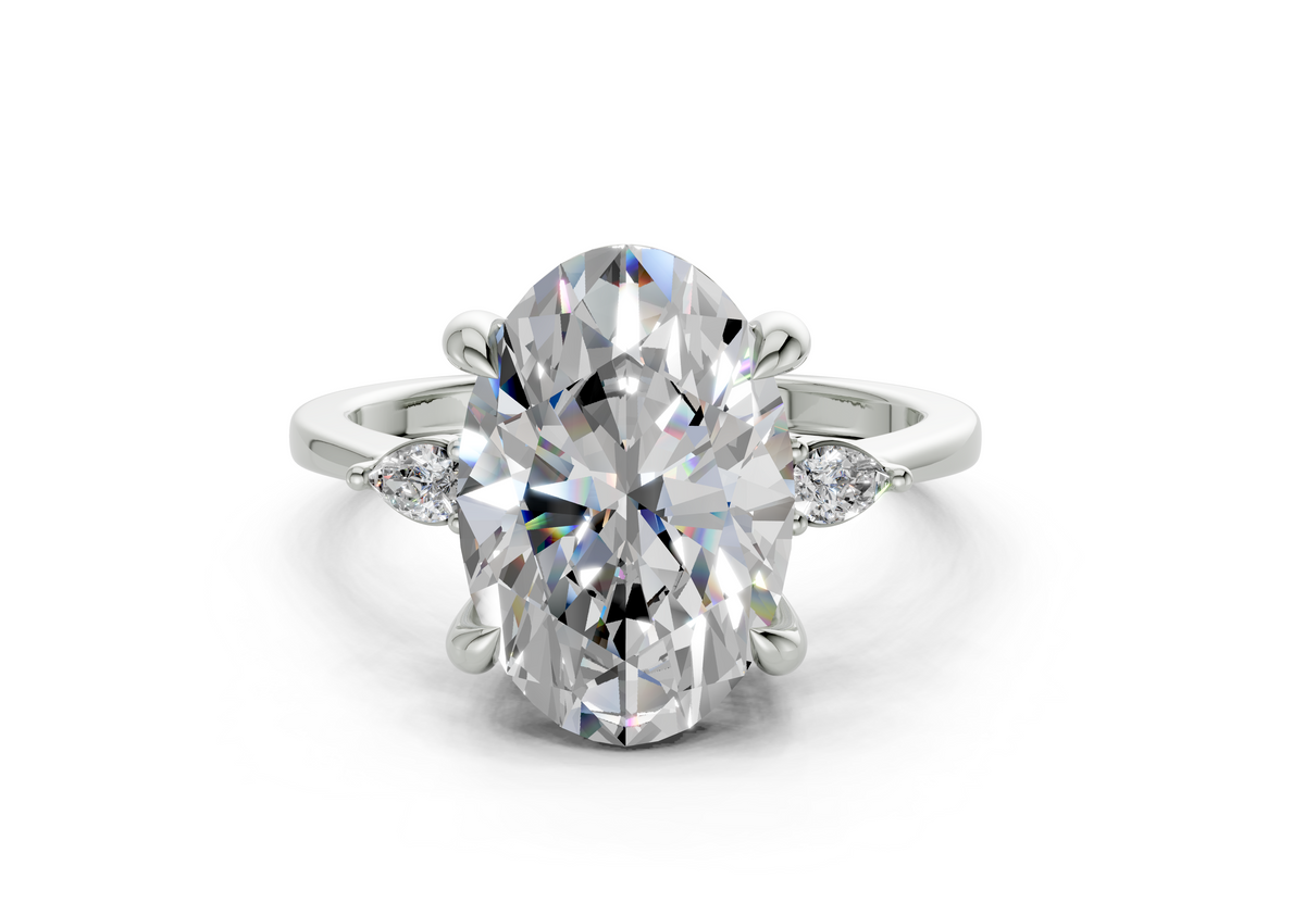 Lyanna Oval Diamond Engagement Ring