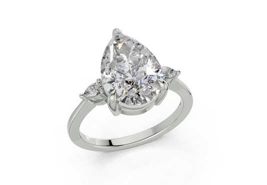 Lyanna Pear Diamond Engagement Ring