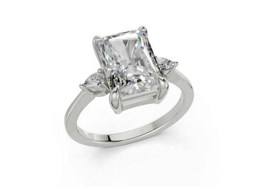 Lyanna Radiant Diamond  Engagement Ring