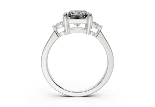 Lyanna Radiant Diamond Engagement Ring