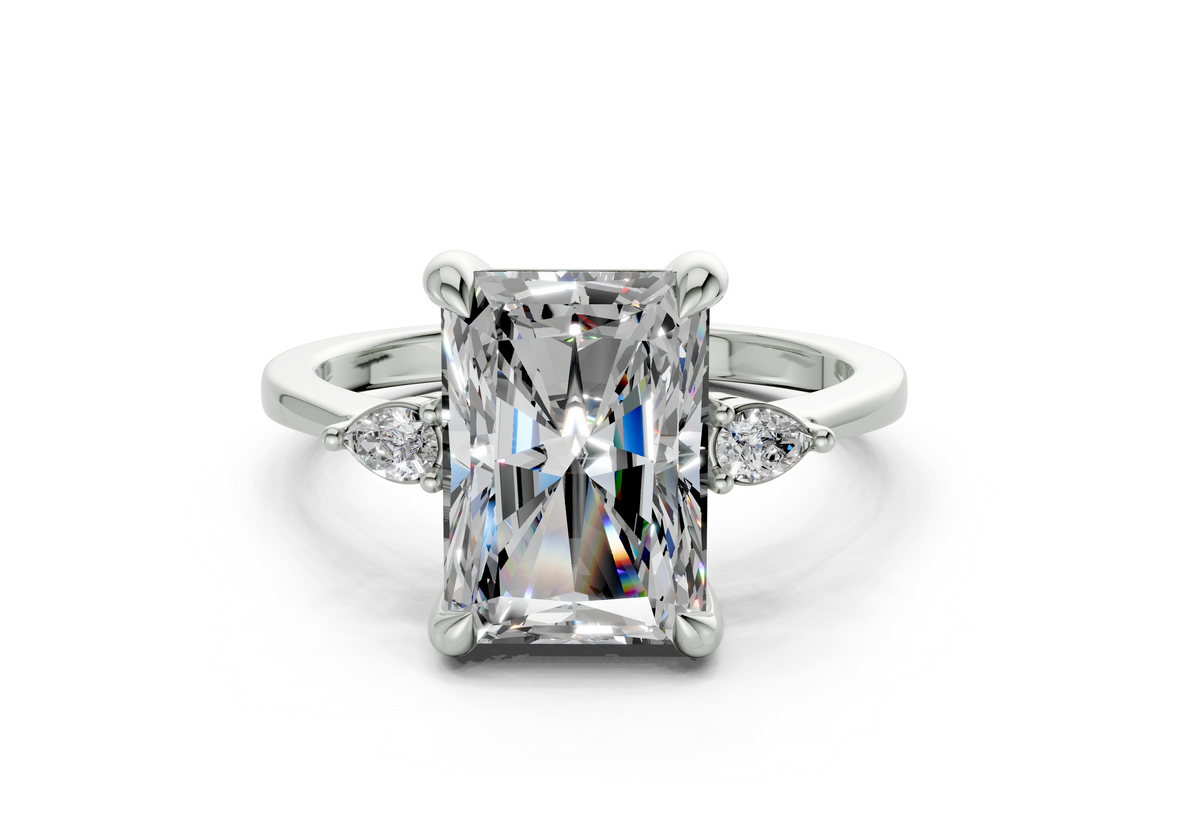 Lyanna Radiant Diamond Engagement Ring