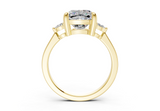 Lyanna Cushion Square Diamond Engagement Ring