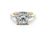 Lyanna Cushion Square Diamond Engagement Ring