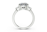 Lyanna Cushion Square Diamond  Engagement Ring