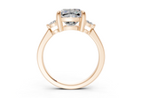 Lyanna Cushion Square Diamond  Engagement Ring