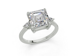 Lyanna Asscher Diamond  Engagement Ring