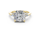 Lyanna Radiant Square Diamond  Engagement Ring