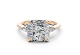 Lyanna Radiant Square Diamond  Engagement Ring