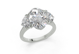 Ceryn Oval Diamond Engagement Ring