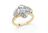 Vespera Oval Diamond  Engagement Ring