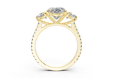 Vespera Oval Diamond  Engagement Ring