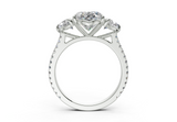 Vespera Oval Diamond  Engagement Ring