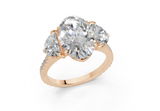 Vespera Oval Diamond  Engagement Ring