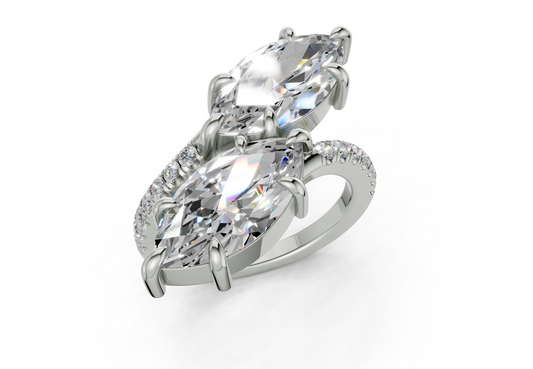 Endora Marquise-Marquise Diamond  Engagement Ring