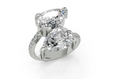 Endora Pear Diamond Engagement Ring