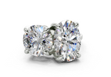 Zephira Oval-Round Diamond Engagement Ring