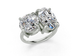 Zephira Oval-Round Diamond Engagement Ring