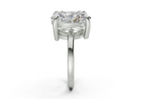 Zephira Oval-Round Diamond  Engagement Ring