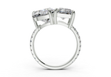 Fanya Heart-Radiant Diamond  Engagement Ring