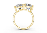 Fanya Oval-Round Diamond  Engagement Ring