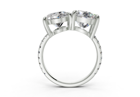 Fanya Oval-Round Diamond Engagement Ring