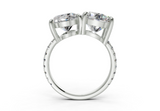 Fanya Oval-Round Diamond  Engagement Ring