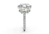 Fanya Oval-Round Diamond  Engagement Ring