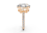 Fanya Oval-Round Diamond Engagement Ring