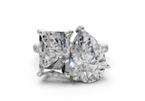 Fanya Pear-Radiant Diamond  Engagement Ring