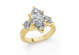 Atria Marquise Diamond  Engagement Ring