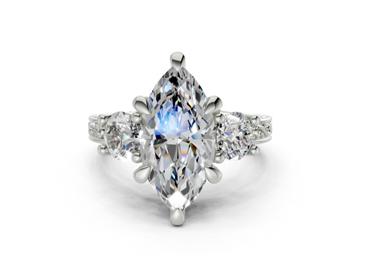 Atria Marquise Diamond  Engagement Ring