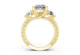 Atria Cushion Square Diamond  Engagement Ring