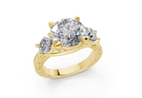 Atria Round Diamond Engagement Ring